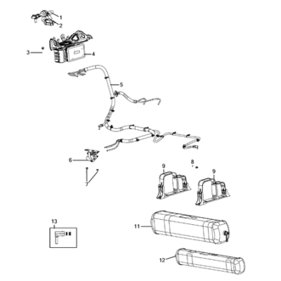 Jeep Grand Cherokee 2021-Present Air Suspension Air Compressor