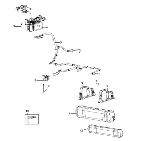 Jeep Grand Cherokee 2021-Present Air Suspension Nut