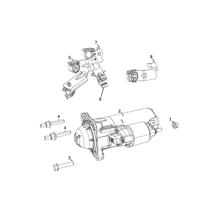 Jeep Compass 2017-Present Starters Clip