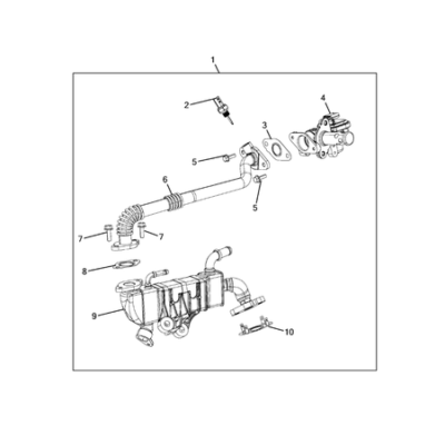 Jeep Wrangler 2018-Present Egr System Screw