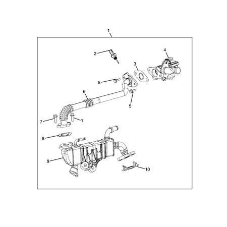 Jeep Wrangler 2018-Present Egr System Seal Gasket