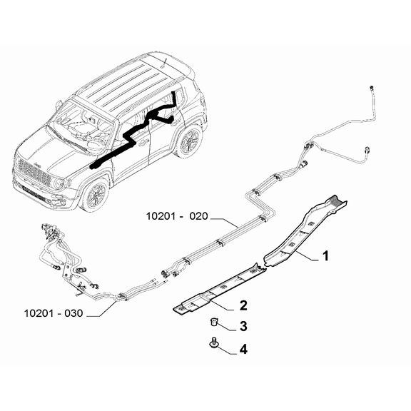 Jeep Renegade 2015-Present Fuel Tank Pipeline Screw