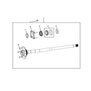 Jeep Wrangler 2018-Present Rear Axle Shafts Shaft