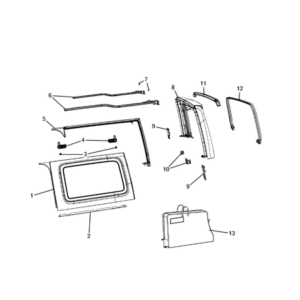 Jeep Wrangler 2018-Present Frames Frame