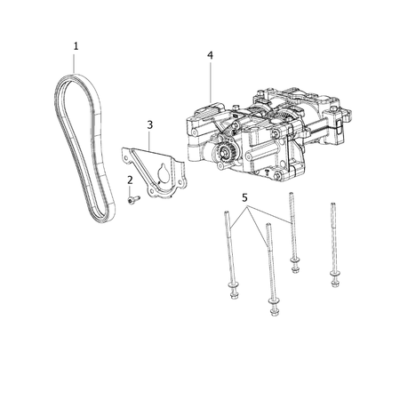 Jeep Renegade 2015-Present Lubrication System Screw