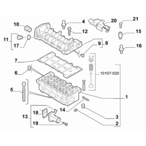 Jeep Renegade 2015-Present Exhaust Piping Silencer Catalized