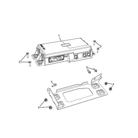 Jeep Wrangler 2018-Present Telecommunication Nut