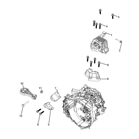 Jeep Cherokee 2014-2018 Mounting And Skid Plate Screw