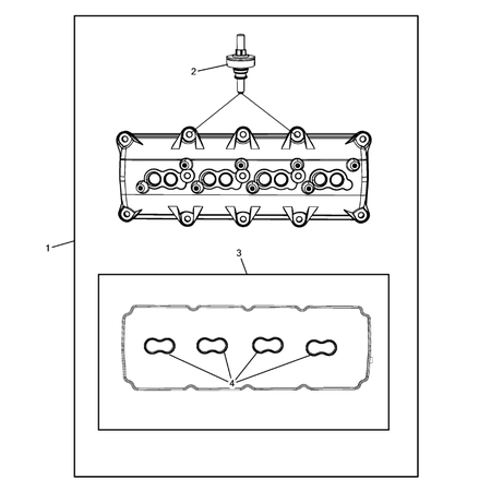 Jeep Grand Cherokee 2011-2020 Cylinder Head Cover