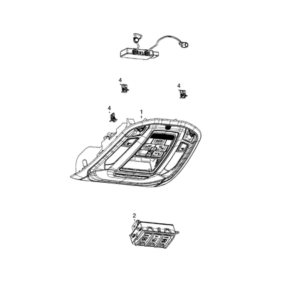 Jeep Avenger 2023-Present Infotainment Devices Clamping Kit