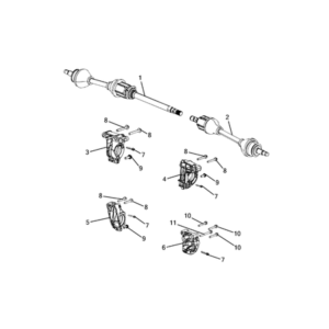 Jeep Wrangler 2018-Present Front Axle: Housing, Differential And Vent Bevel Gear/Pinionset