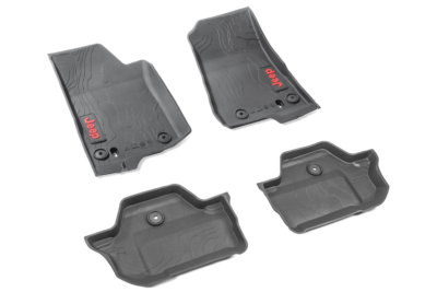 Wrangler 2018-Present All-Weather Floor Mats – 2-Door