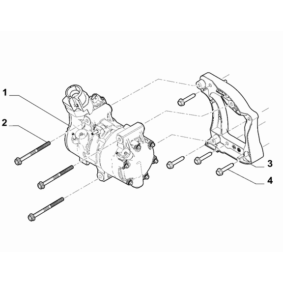 Jeep Avenger 2023-Present Air Conditioning Compressor Screw