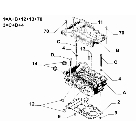 Jeep Avenger 2023-Present Crankcase And Cylinder Head Valve