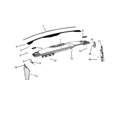 Jeep Grand Cherokee 2021-Present Instrument Panel Cover