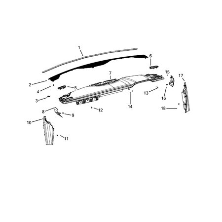 Jeep Grand Cherokee 2021-Present Instrument Panel Vent