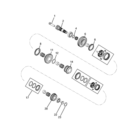 Jeep Compass 2017-Present Gear Train Synchronizer