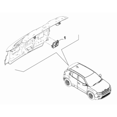 Jeep Avenger 2023-Present Interconnection And Remote Control Switch Branch Control Unit