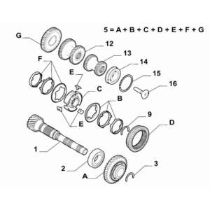 Jeep Compass 2017-Present Crankshaft, Piston, Drive Plate, Flywheel, And Damper Bearing