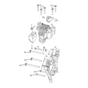 Jeep Cherokee 2014-2018 Crankshaft, Piston, Drive Plate, Flywheel, And Damper Dowel