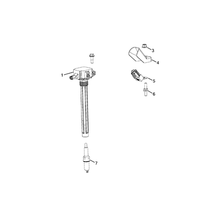 Jeep Cherokee 2014-2018 Ignition – Spark Plugs, Cables, Coils, And Glow Plugs Ignition Plug