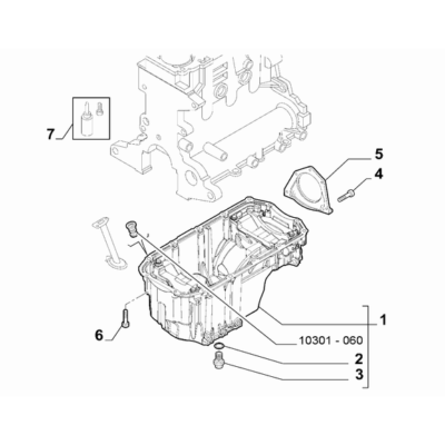 Jeep Renegade 2015-Present Oil Cap And Base Cover Screw And Washerassy