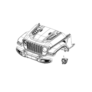 Jeep Avenger 2023-Present Outer Lighting Screw