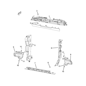 Jeep Cherokee 2014-2018 Radiator And Related Parts; Charge Air Cooler Protection