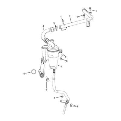 Jeep Cherokee 2014-2018 Crankcase Ventilation Pipe