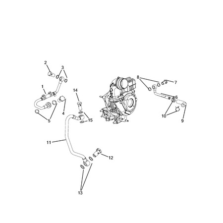 Jeep Grand Cherokee 2011-2020 Turbo Charger Cooling System Seal Gasket