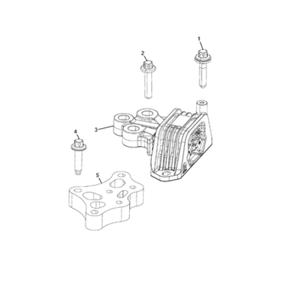 Jeep Compass 2017-Present Engine Mounting Support