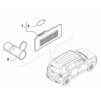 Jeep Renegade 2015-Present Inner Lighting Socket