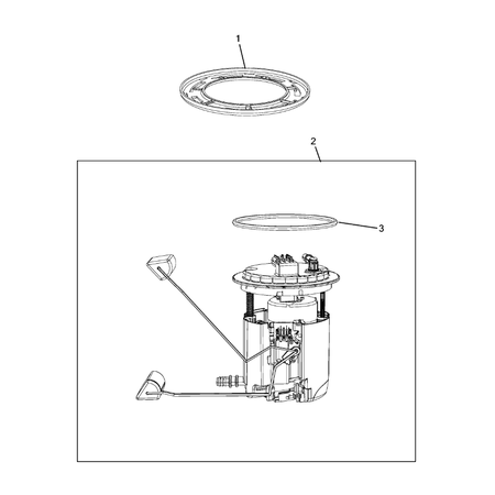 Jeep Wrangler 2018-Present Fuel Pump And Sending Unit Fuel Pump