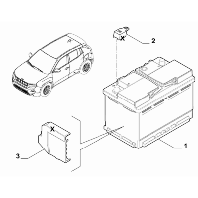 Jeep Avenger 2023-Present Battery Cover