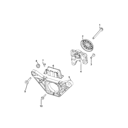 Jeep Cherokee 2014-2018 Rear Axle; Housing, Differential And Vent Screw