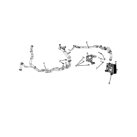 Jeep Wrangler 2018-Present Transmission Heater Screw