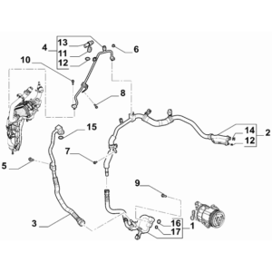 Jeep Renegade 2015-Present Ventilation And Heating Seal Gasket