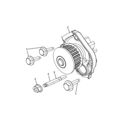 Jeep Compass 2017-Present Water Pump And Related Parts Screw