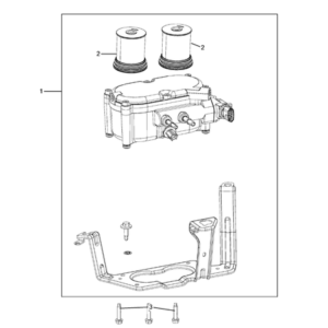 Jeep Renegade 2015-Present Exhaust Piping Silencer Catalized