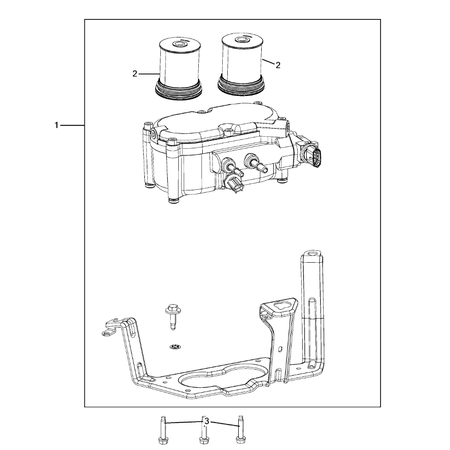 Jeep Cherokee 2014-2018 Fuel Pump And Sending Unit Fuel Filter