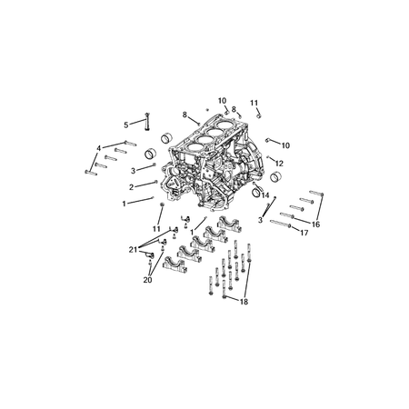 Jeep Grand Cherokee 2021-Present Cylinder Block Screw