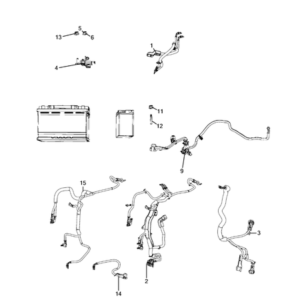 Jeep Renegade 2015-Present Additional Cables Assemblage Cable Harness