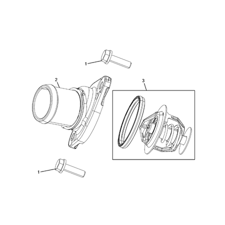 Jeep Wrangler 2018-Present Water Pump And Related Parts Screw And Washerassy