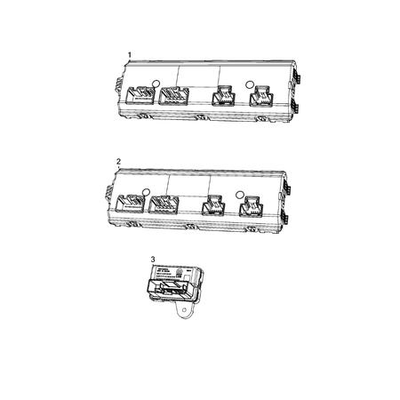 Jeep Grand Cherokee 2021-Present Keys, Modules And Engine Controllers Branch Control Unit