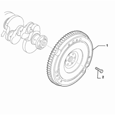 Jeep Renegade 2015-Present Crankshaft And Flywheel Screw