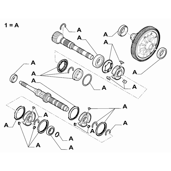 Jeep Avenger 2023-Present Transmission Case And Covers Transmission Gaskets