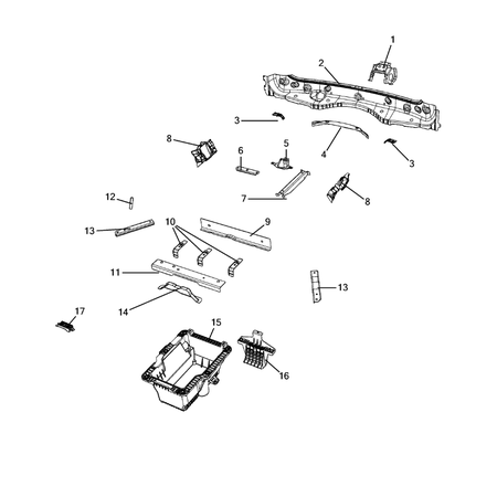 Jeep Grand Cherokee 2021-Present Floor Pans Framing