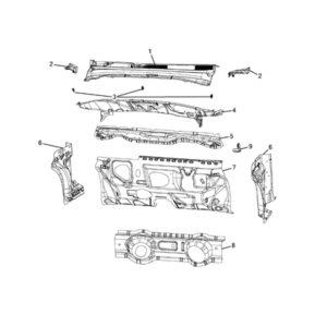 Jeep Wrangler 2018-Present Roof Side Member