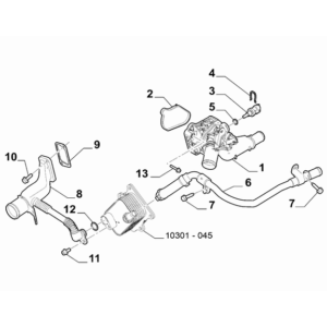 Jeep Renegade 2015-Present Water Pump And Lines Screw And Washerassy