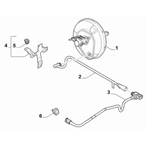 Jeep Renegade 2015-Present Brake Vacuum System Seal Gasket